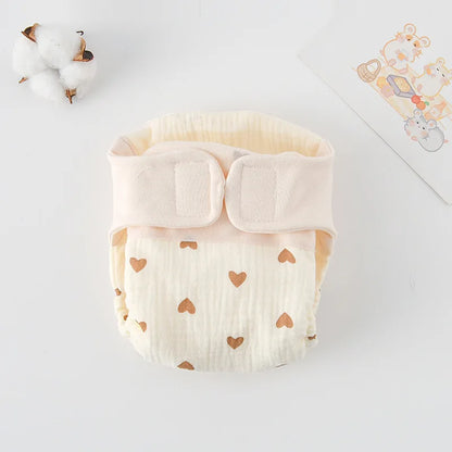Summer Cotton Reusable Baby Training Pants with Cartoon Design