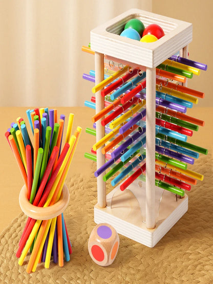 Montessori Wooden Counting Sticks Toy for Kids