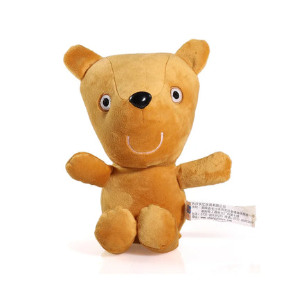 19 cm 100 % ekte PEPPA PIG utstoppet myk dukke Peppa George Zoe Suzy Rebecca Emily Danny Pedro bjørn Dinosaur Barn Plysj leketøy