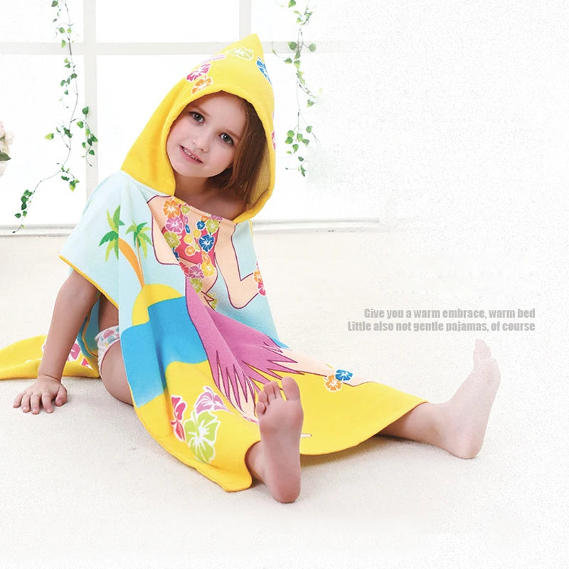 Dinosaur Hooded Bathrobe for Kids and Infants