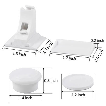 Invisible Magnetic Child Safety Locks for Cabinets and Drawers