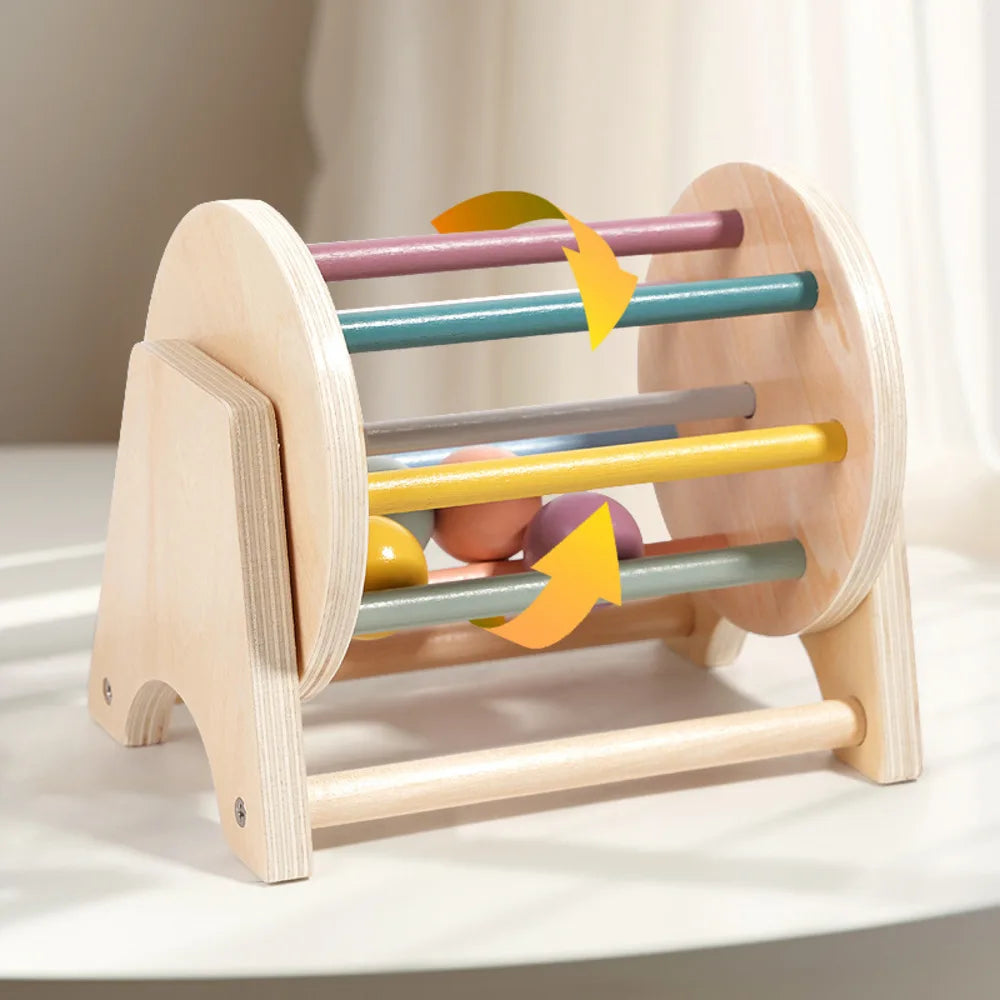 Montessori Wooden Sensory Toy for Infants - Color and Shape Match