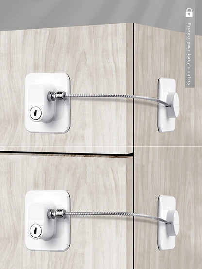 Child Safety Lock for Windows and Doors - Kid Security Cable