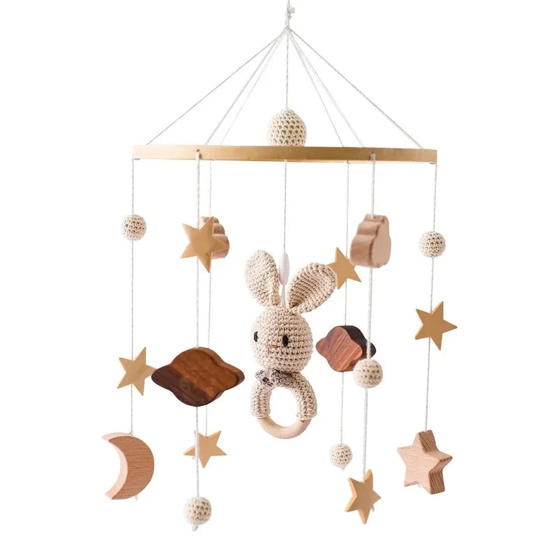 Baby Crib Music Box Rattle - Soothing Toy for Newborns