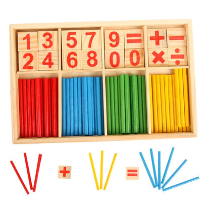Wooden Montessori Multiplication Table Toy for Kids