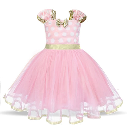 Floral Embroidery Lace Baby Dress for Girls 0-5T