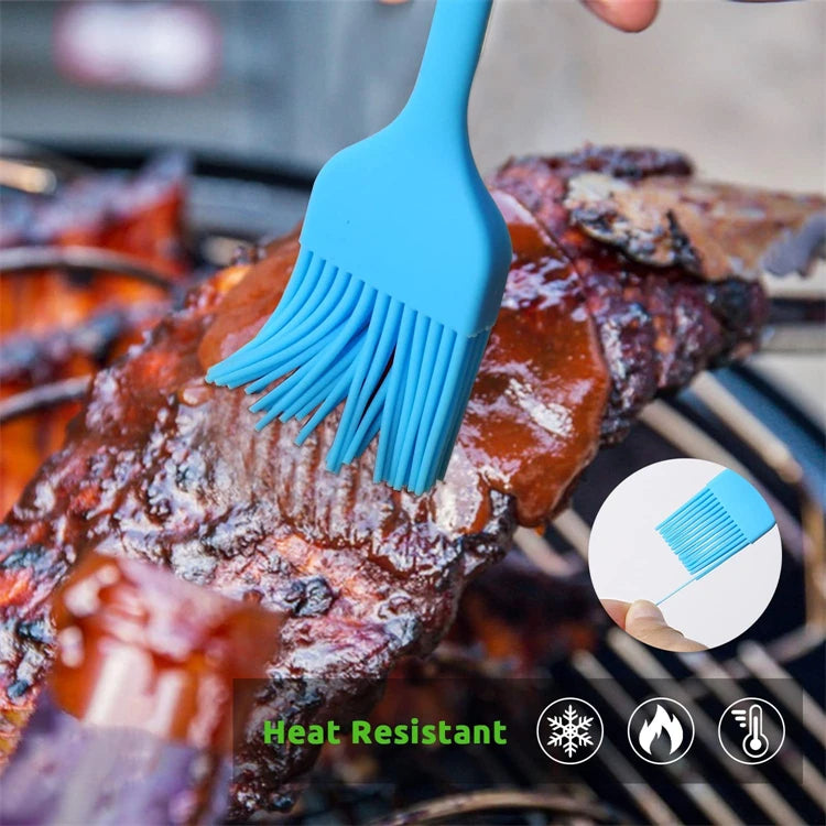 Silicone Cooking Brush – Heat-Resistant Oil and Pastry Brush for Baking & Grilling