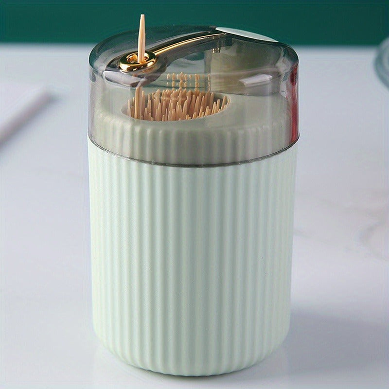 Sleek Plastic Toothpick Holder for Kitchen and Dining
