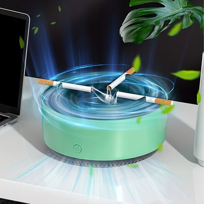 Smokeless Intelligent Air Purifier Ashtray for Odor-Free Living
