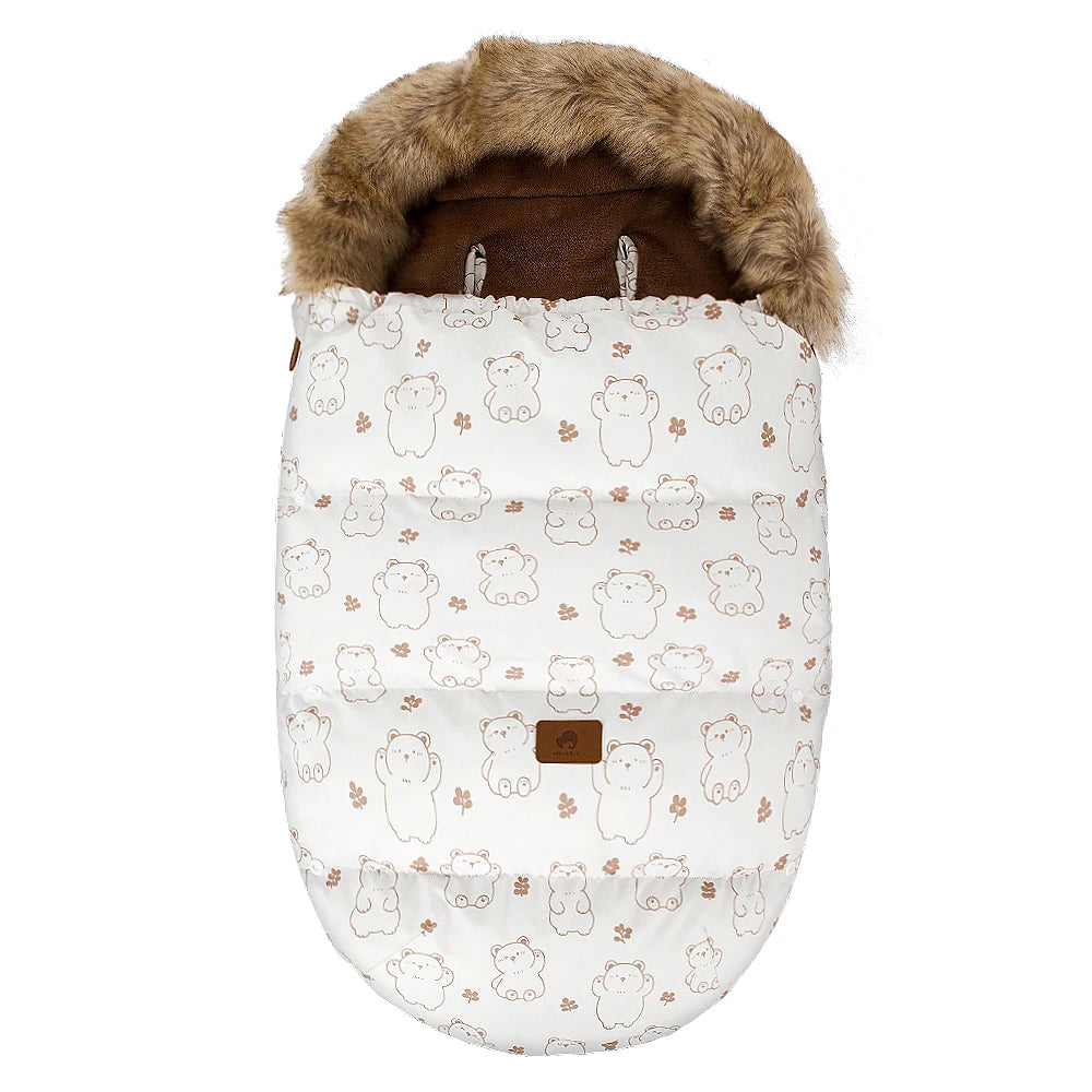Winter Baby Sleeping Bag for Stroller with Soft Lining
