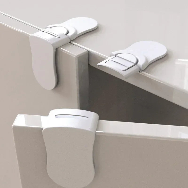 Serrure de tiroir de sécurité pour bébé - Boucle de protection anti-pincement