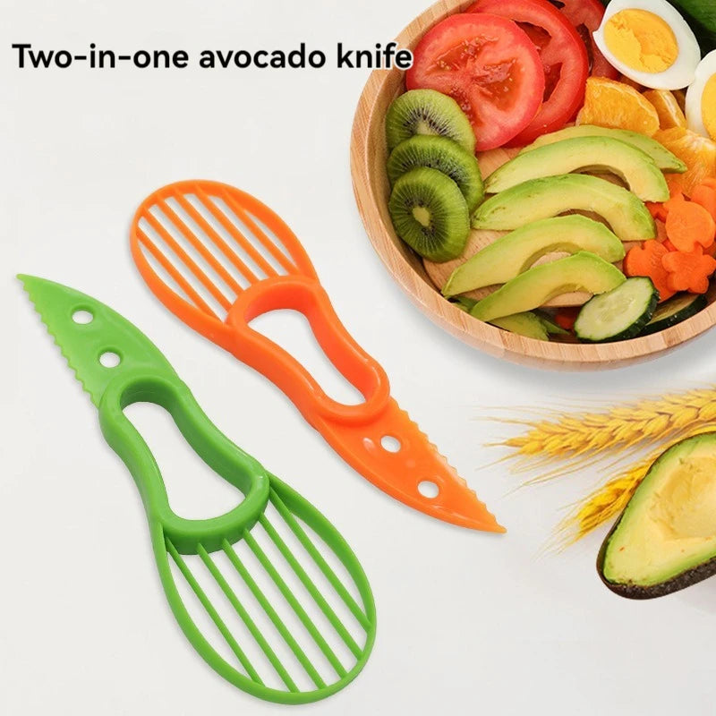 3-in-1 Avocado Slicer Tool – Corer Peeler Cutter Kitchen Gadget