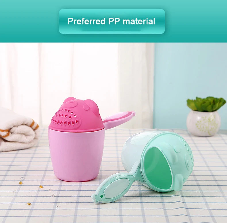 Baby Bath Rinse Cup – Safe BPA-Free Whale Cup for Toddlers