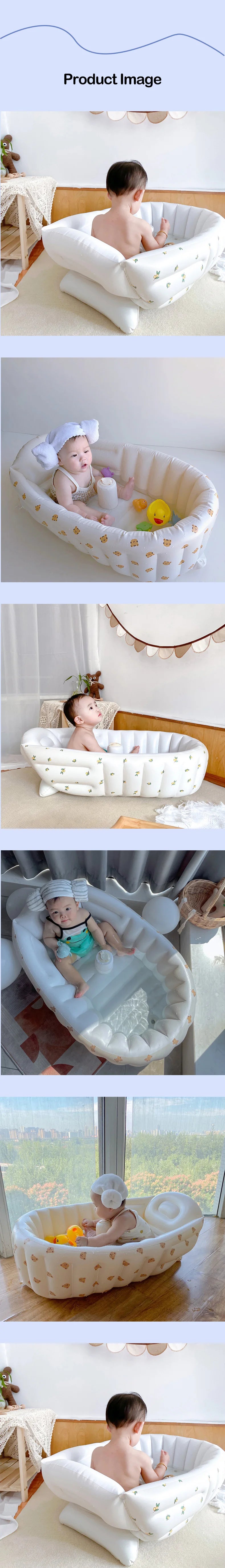 Badewanne Summer Infant – Sicherer aufblasbarer Pool zum Babybaden