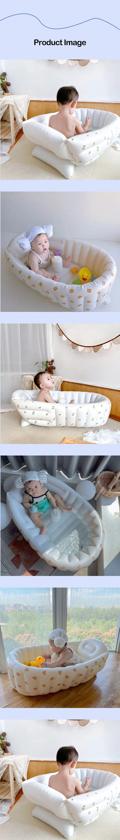 Badewanne Summer Infant – Sicherer aufblasbarer Pool zum Babybaden