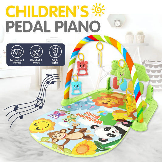 Baby-Gymnastikmatte mit Klavier für sensorisches Spielen und Entwicklung