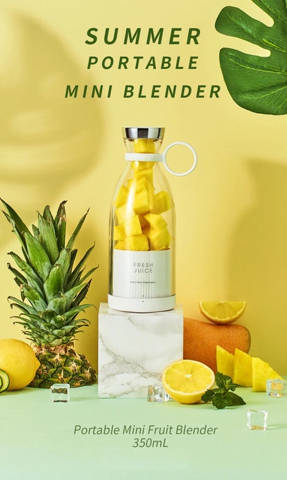 Mini trådløs bærbar blender USB oppladbar juicer
