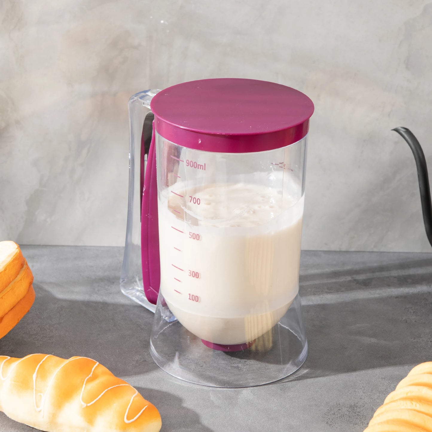 900 ml røredispenser for cupcakes og pannekaker