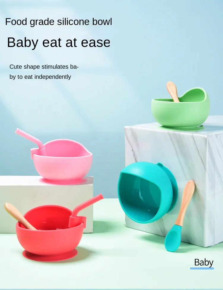 Baby-Silikon-Saugnapf – kein Durcheinander, sicheres und einfaches Füttern