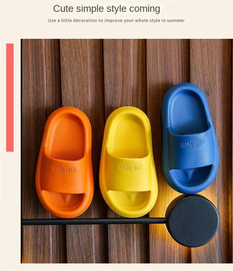 Breathable Non-Slip Summer Slippers for Kids – Indoor & Beach