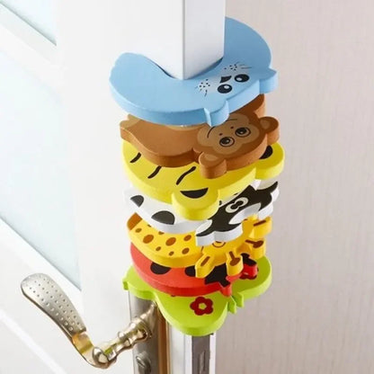 Baby sikkerhetsdørstopper - Anti-klem tegneserie fingerlås