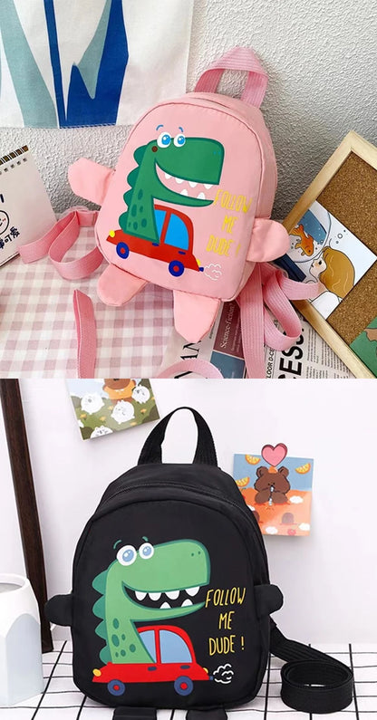 Kinder süße Cartoon Dinosaurier Schultaschen Anti-verlorene Rucksäcke Kleinkind Rucksack Kindergarten Schultasche