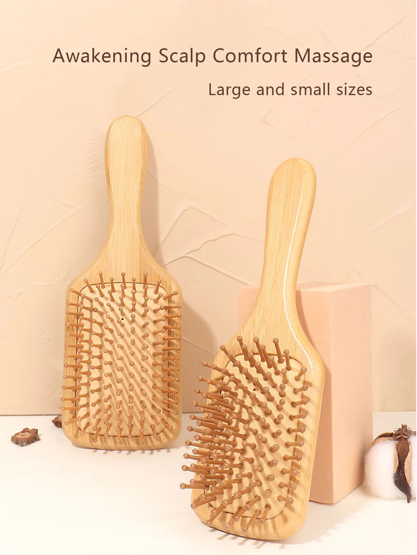 Baby Hair Brush Bamboo – Soft Natural Comb for Gentle Care