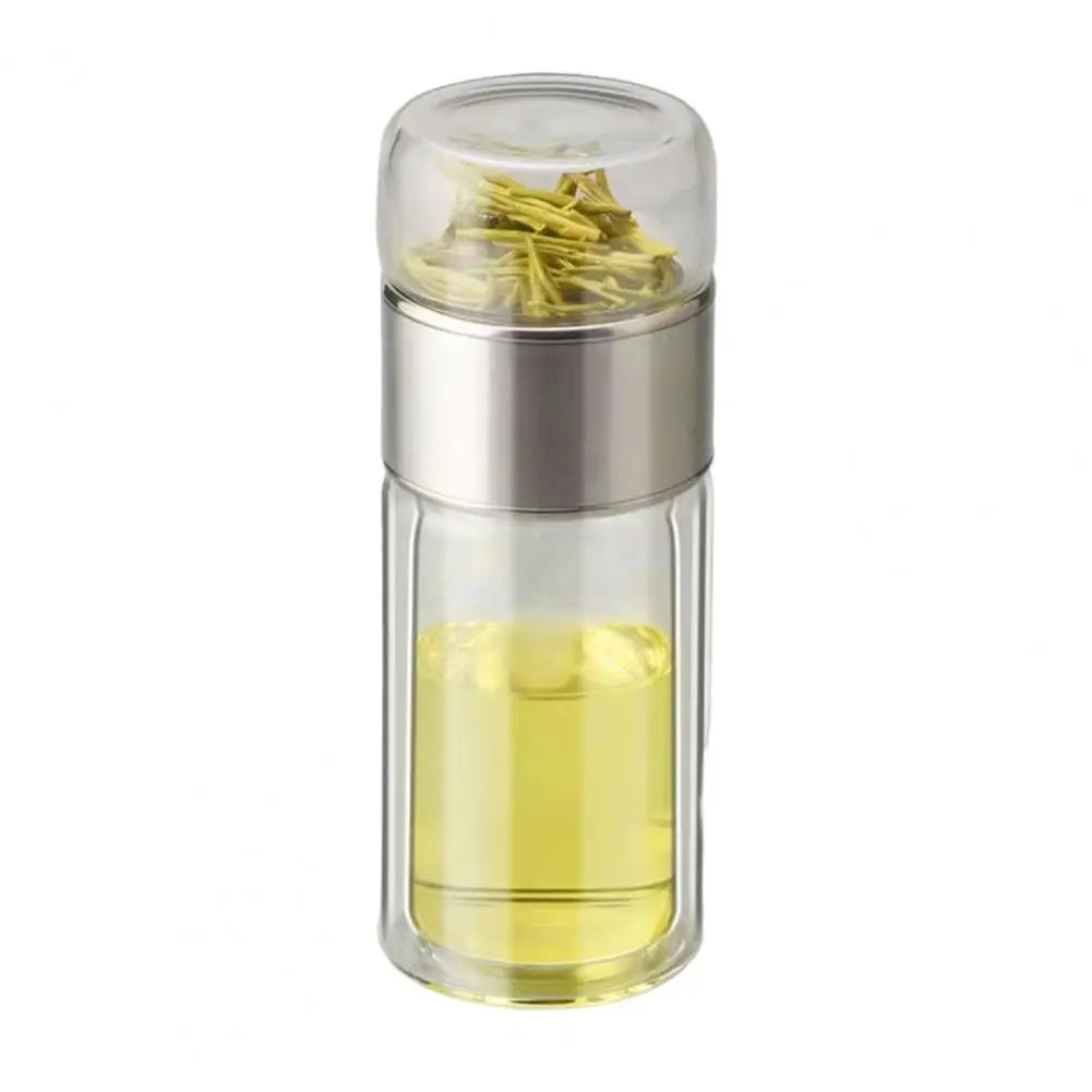 Dobbelvegg teinfuserflaske Borosilikatglass 280-500ml