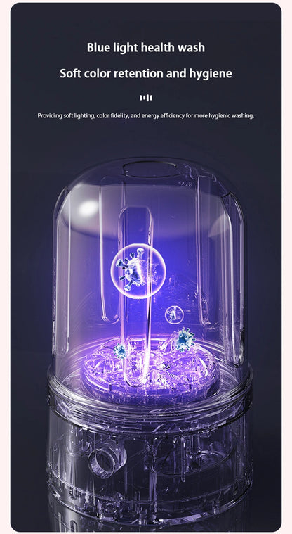 Portable Mini Washing Machine 1L for Travel and Home Use