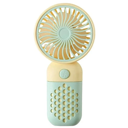 Ventilateur de charge portable 2025, petit ventilateur de poche mignon de dessin animé pour étudiant, mini ventilateur USB portable