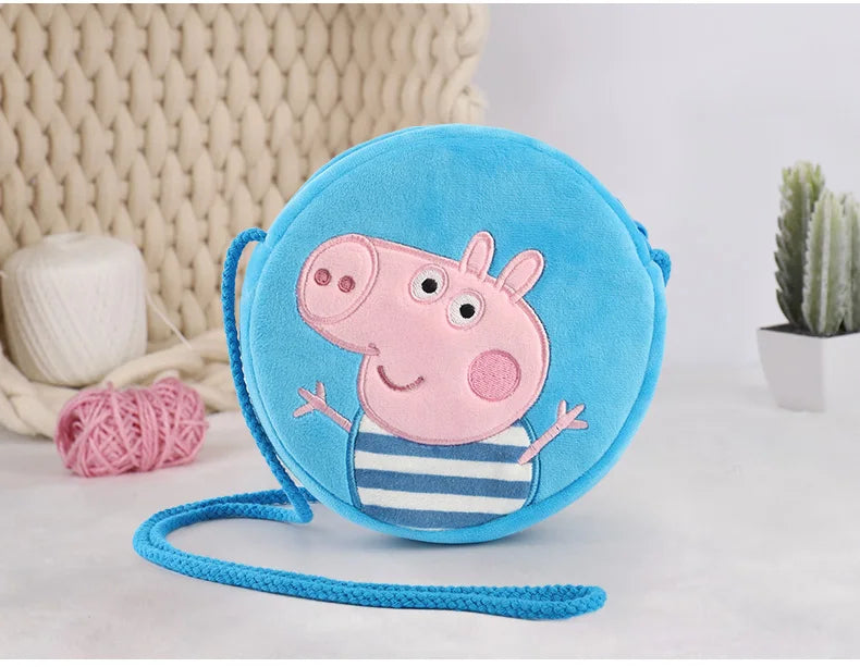 19 cm 100 % ekte PEPPA PIG utstoppet myk dukke Peppa George Zoe Suzy Rebecca Emily Danny Pedro bjørn Dinosaur Barn Plysj leketøy