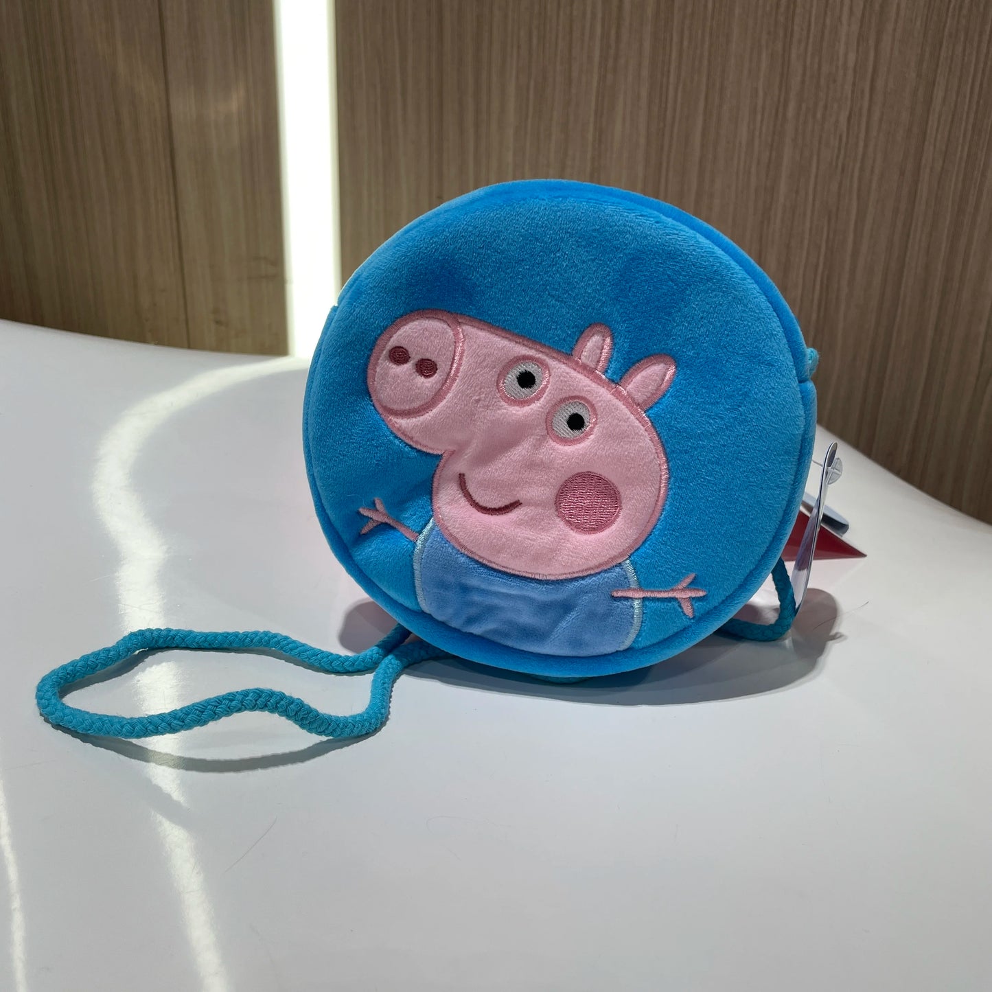 19 cm 100 % ekte PEPPA PIG utstoppet myk dukke Peppa George Zoe Suzy Rebecca Emily Danny Pedro bjørn Dinosaur Barn Plysj leketøy