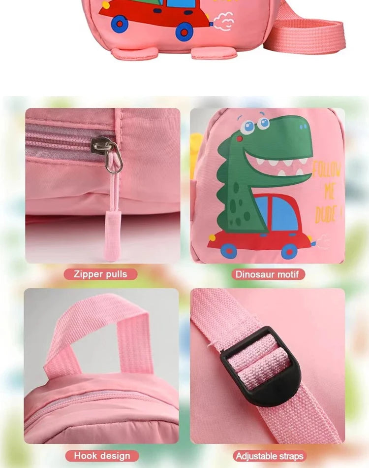 Kinder süße Cartoon Dinosaurier Schultaschen Anti-verlorene Rucksäcke Kleinkind Rucksack Kindergarten Schultasche