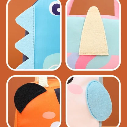 Cartoon Kinder Lunch Bag Wärmedämmung Aluminiumfolie Hochwertiges wasserdichtes Oxford-Gewebe Tragbare Lunch Bags Tote Neu