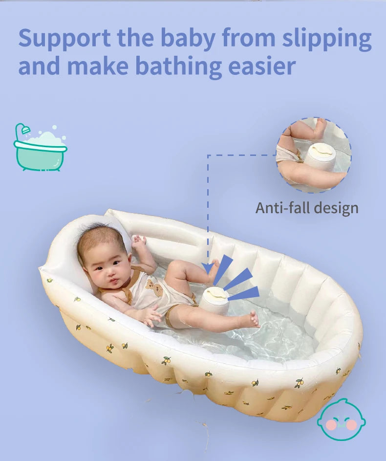 Badewanne Summer Infant – Sicherer aufblasbarer Pool zum Babybaden