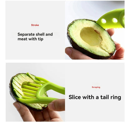 3-in-1 Avocado Slicer Tool – Corer Peeler Cutter Kitchen Gadget