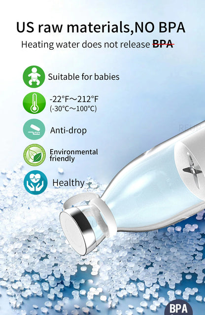 Mini trådløs bærbar blender USB oppladbar juicer