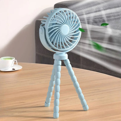 Wiederaufladbarer blattloser USB-Ventilator für Kinderwagen, tragbar, Mini