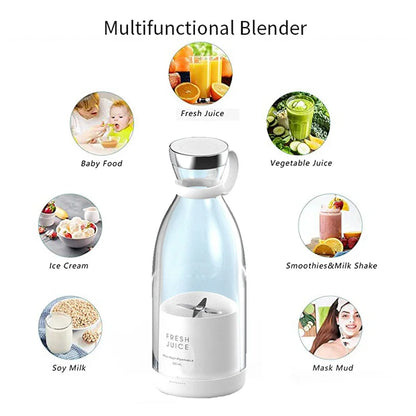Mini trådløs bærbar blender USB oppladbar juicer
