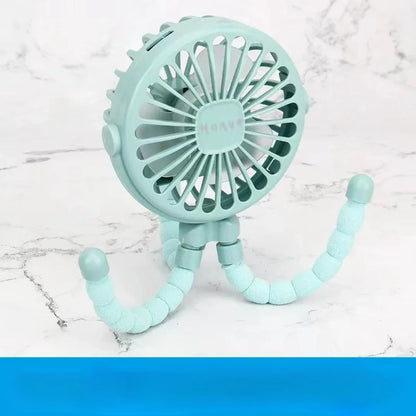 Wiederaufladbarer blattloser USB-Ventilator für Kinderwagen, tragbar, Mini