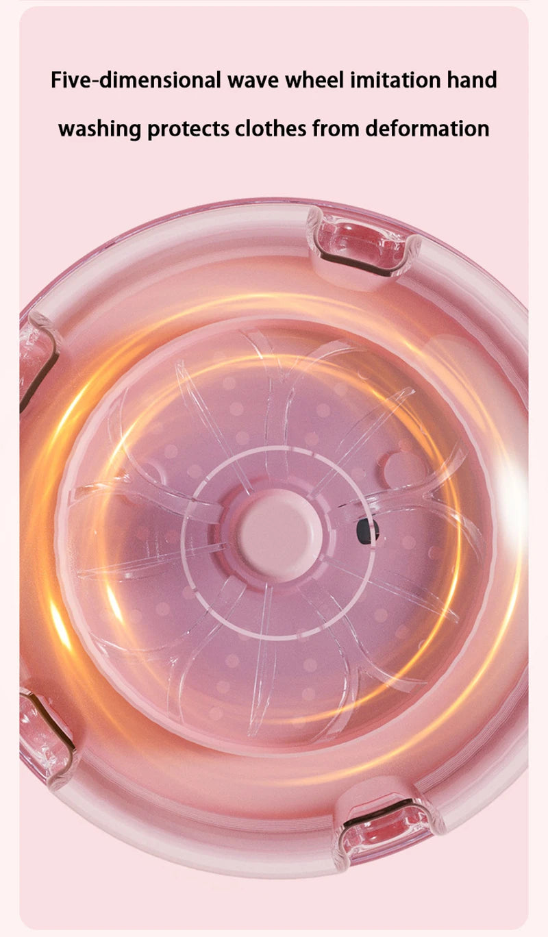 Portable Mini Washing Machine 1L for Travel and Home Use